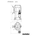 Ponorné čerpadlo METABO SP 180-35 SI na znečistenú vodu (601796000)