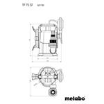 Ponorné čerpadlo METABO TP 75 SF na čistú vodu (601790000)
