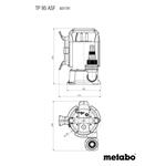 Ponorné čerpadlo METABO TP 95 ASF Inox na čistú vodu (601791000)
