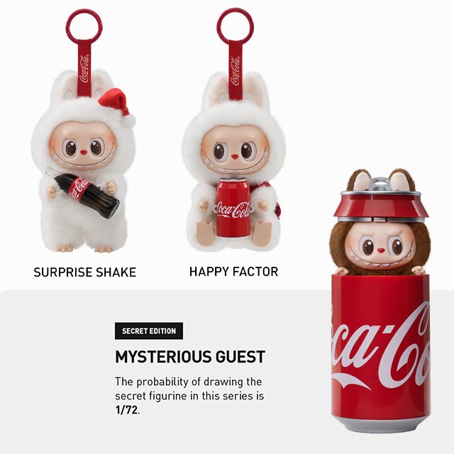 POP MART Labubu The Monsters - Coca-Cola