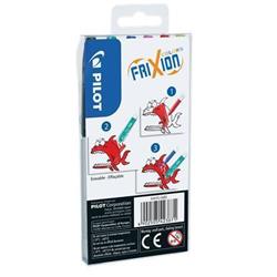 Popisovače PILOT "Frixion Colors", sada, 6 farieb, 0,39-0,7 mm, zmazateľné