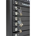 PORT CONNECT CHARGING CABINET 10 UNITS individual door lock, černý (901954)
