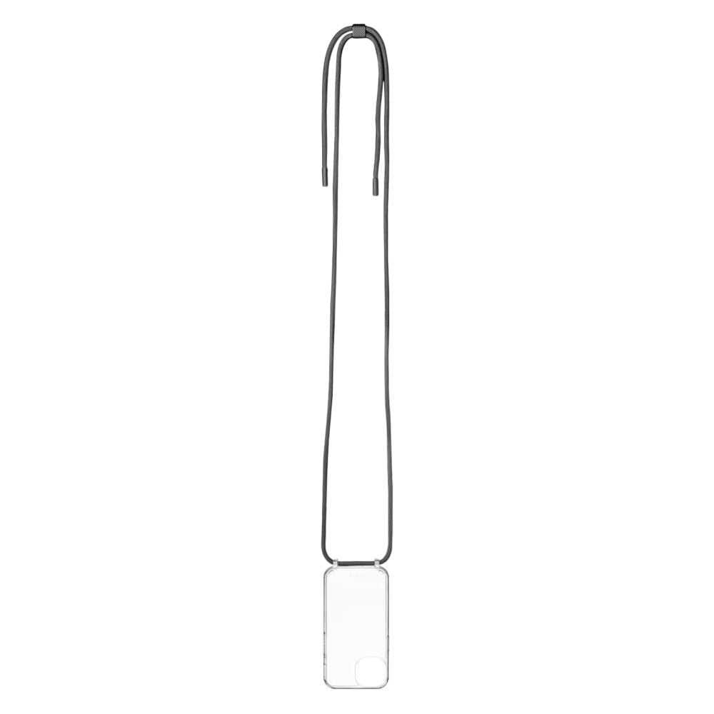 Pouzdro FIXED Pure Neck s černou šňůrkou na krk pro Apple iPhone 15 Pro