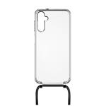 Pouzdro FIXED Pure Neck s černou šňůrkou na krk pro Samsung Galaxy A14/A14 5G