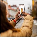 Pouzdro FIXED Pure Neck s černou šňůrkou na krk pro Samsung Galaxy A54 5G