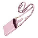 Pouzdro na krk Cellularline Mini Bag pro mobilní telefony, růžové