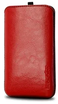 Pouzdro Redpoint Blaze, pull out, PU kůže, velikost 3XL, červené