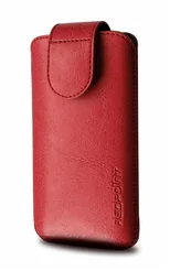 Pouzdro Redpoint Sarif se zavíráním, PU kůže, velikost L, červené
