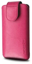 Pouzdro Redpoint Sarif se zavíráním, PU kůže, velikost XXL, růžové