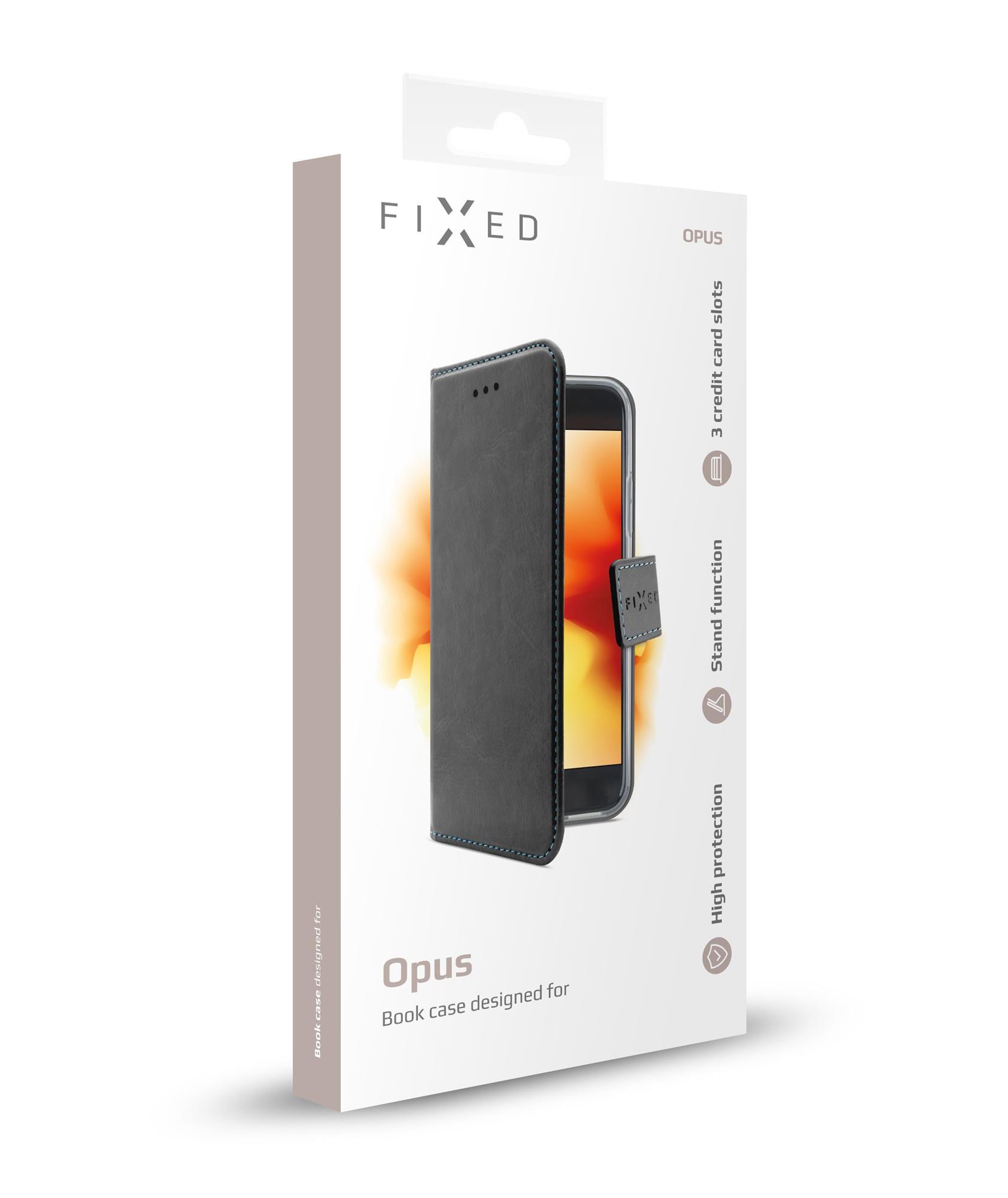 Pouzdro typu kniha FIXED Opus pro Apple iPhone XS, černé