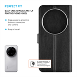 Pouzdro typu kniha FIXED Opus pro Xiaomi 15 Ultra, černé