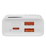 Power banka Baseus Adaman2 10000mAh 30W 2xUSB/USB-C bílá
