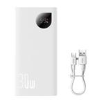 Power banka Baseus Adaman2 10000mAh 30W 2xUSB/USB-C bílá