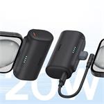 Power banka Baseus Compact 5000mAh 20W USB-C čierna