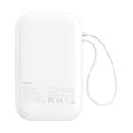 Power banka Baseus Qpow2 10000mAh 30W biela s káblom USB-C