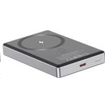 Power banka CANYON PB-510, 10000 mAh, bezdrôtová, Magsafe, 20 W, tmavosivá
