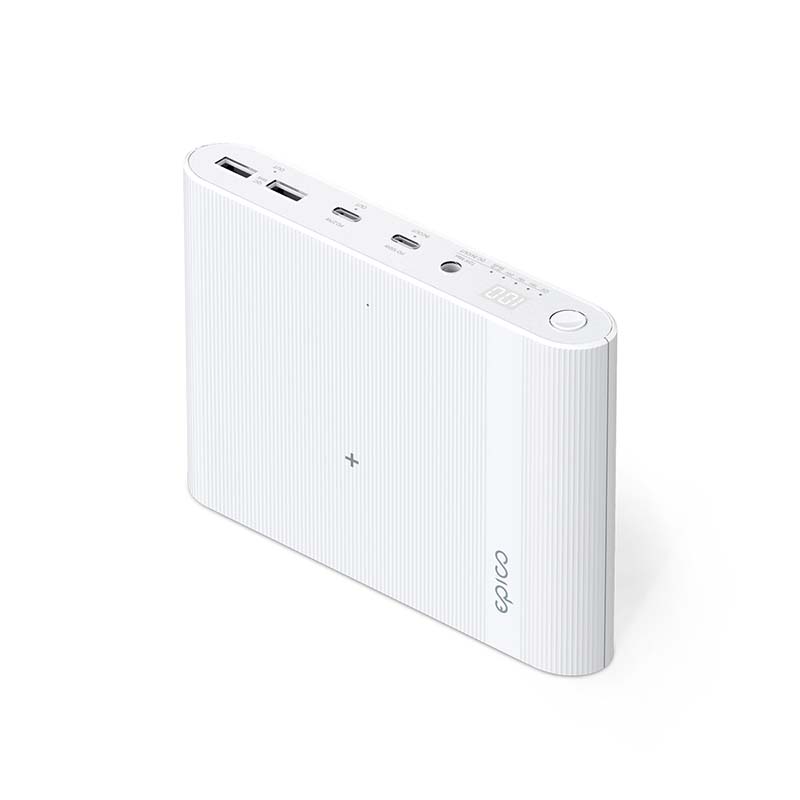 Power banka Epico 6800mAh MULTIFUNKČNÁ - biela