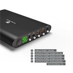 Power banka pre notebooky Viking Smartech II Quick Charge 3.0 40000mAh, sivá