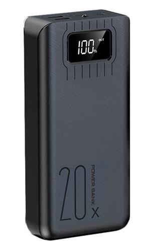 Power banka Viking go20, 20000 mAh, čierna