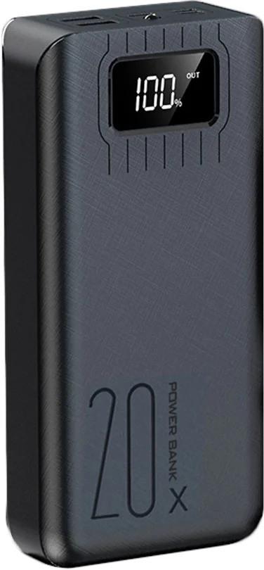 Power banka Viking go20, 20000 mAh, čierna