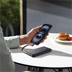 Powerbank Anker Zolo 10000mAh, 22,5 W s káblom USB-C čierna