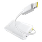 Powerbank Baseus Bipow 2 10000mAh 20W s káblom USB-C biela