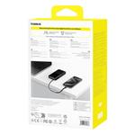 Powerbank Baseus Bipow 2 10000mAh 20W s káblom USB-C čierna