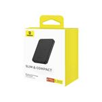 Powerbank Baseus Mini s bezdrôtovým nabíjaním 5000mAh 20W USB-C čierna