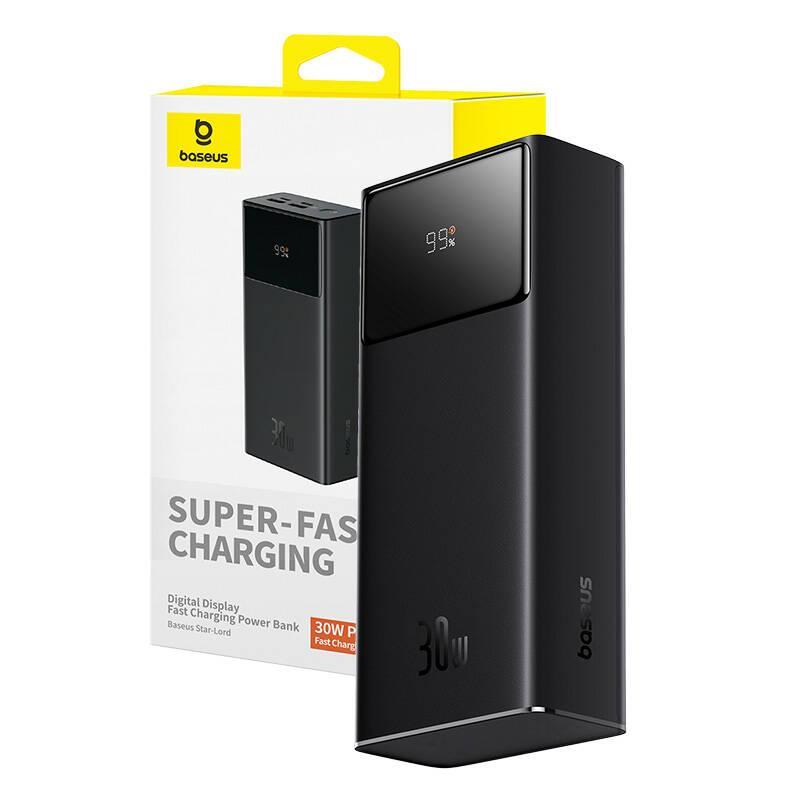 Powerbank Baseus Star-Lord 30000mAh, 30W, čierna