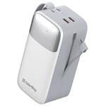 Powerbank ColorWay 50 000 mAh, 1x USB QC3.0/ USB-C/ Lightning/ 22,5 W/ biela