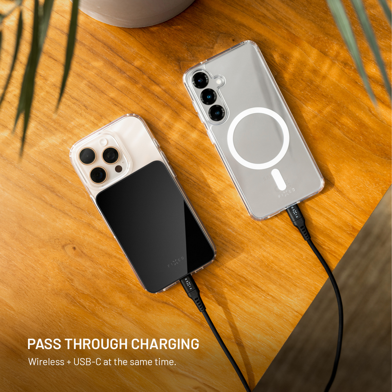 Powerbank FIXED MagZen 10 Crystal s Qi2 a MagSafe, 10 000 mAh, titánová