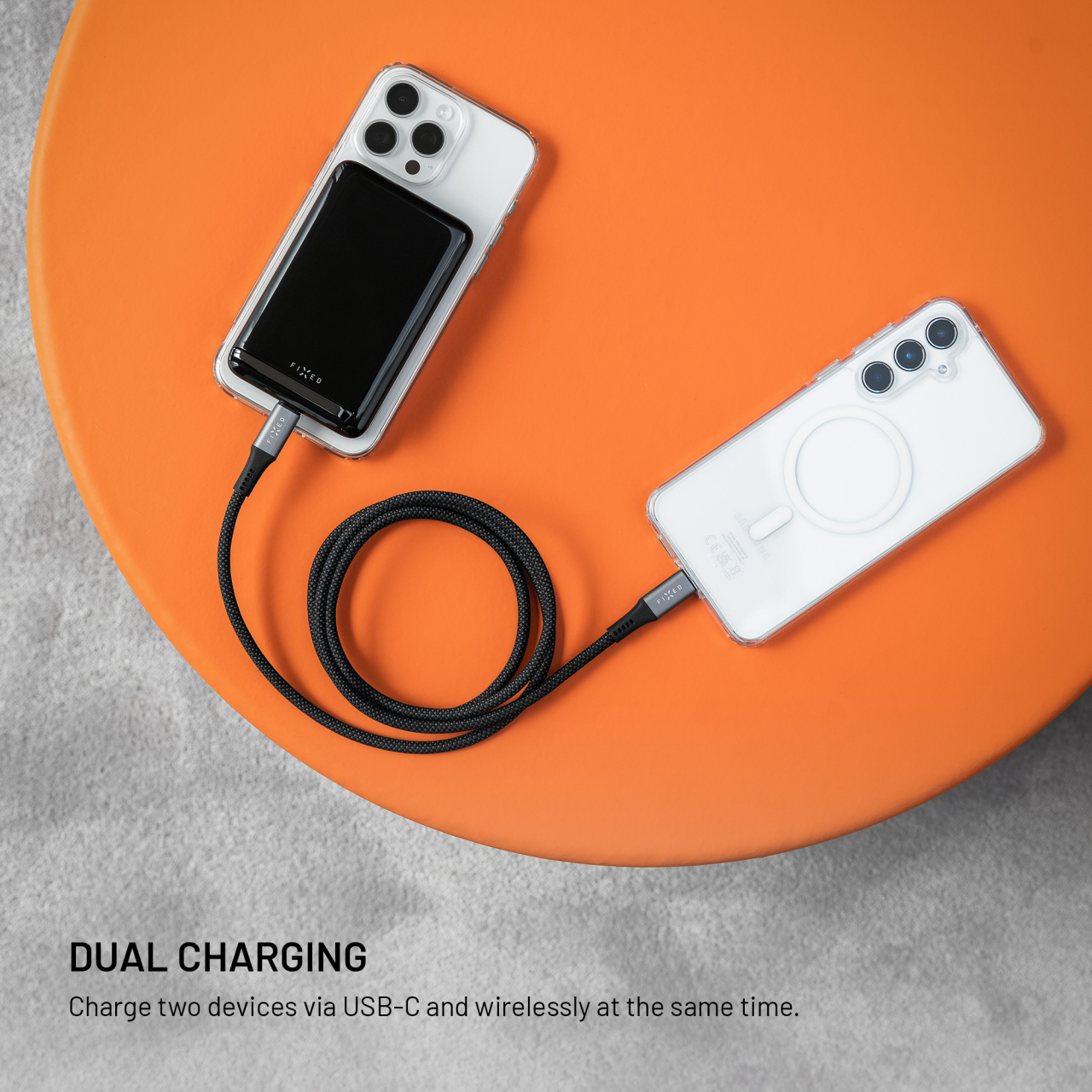 Powerbank FIXED MagZen 10 Pro s Qi2 a MagSafe, 10 000 mAh, čierna