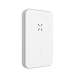 Powerbank FIXED MagZen s bezdrôtovým nabíjaním Magsafe, 6 000 mAh, biela