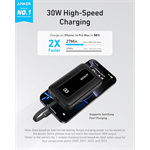 Powerbanka Anker Zolo 10000mAh, 30W s kabelem USB-C černá