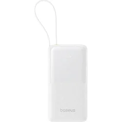 Powerbanka Baseus Bipow 2 10000mAh 20W s kabelem USB-C bílá