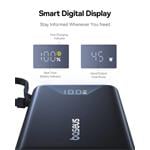Powerbanka Baseus PicoGo 10000mAh, 45W, s káblom USB-C čierna