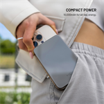 Powerbanka FIXED MagZen 10 Crystal s  Qi2 a MagSafe, 10 000 mAh, černá