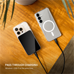 Powerbanka FIXED MagZen 10 Crystal s  Qi2 a MagSafe, 10 000 mAh, titanová
