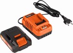 Powerplus POWDP90620 - Nabíjačka 20V/40V 2,0A a batéria 20V LI-ION 2,0Ah