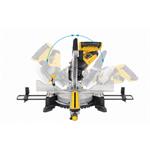 Powerplus POWX075740DB - Pokosová pila s potahem a oboustranným náklonem 2 200W / 254mm