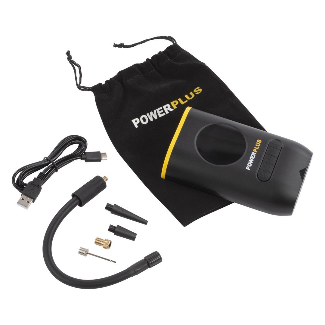 Powerplus POWX1710 - Akumulátorový kompresor 8V LI-ION