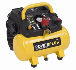 Powerplus POWX1721 Bezolejový kompresor, 1100 W, 8 barov, 6 litrov
