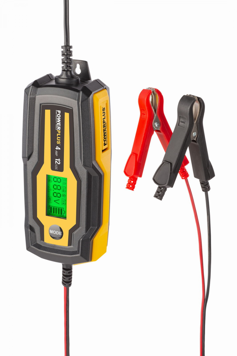 Powerplus POWX4203 - Automatická nabíjačka batérií 70W / 4A / 120Ah