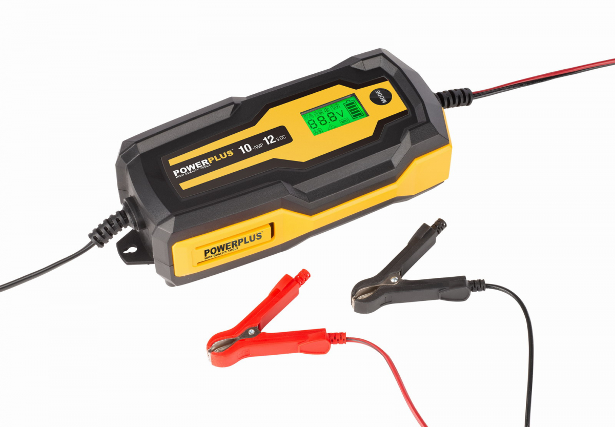 Powerplus POWX4207 - Automatická nabíjačka batérií 160W / 10A / 200Ah