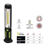 Pracovná LED baterka P4525, 500 lm, Li-Ion 2000 mAh
