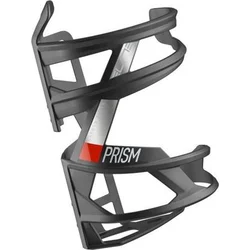 Pravý karbonový kôš Elite Prism - čierny lesk/červený - pre bidon