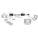 Predĺženie PremiumCord USB 1.1 RJ45 až na 60 m