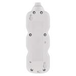 Predlžovací kábel Emos 2 m / 2 zásuvky / s vypínačom / biely / PVC / 1 mm2