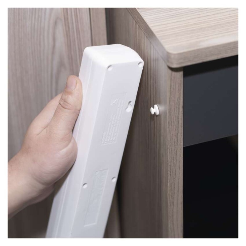 Predlžovací kábel Emos 2 m / 3 zásuvky / s vypínačom / biely / 1×USB-A + 1×USB-C / 1,5 mm2