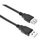 Predlžovací kábel PremiumCord USB 2.0, A-A, 5 m, čierny